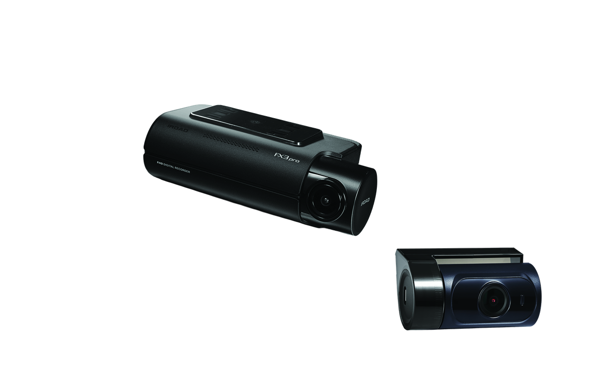 IROAD FX3-PRO front and rear dash cameras